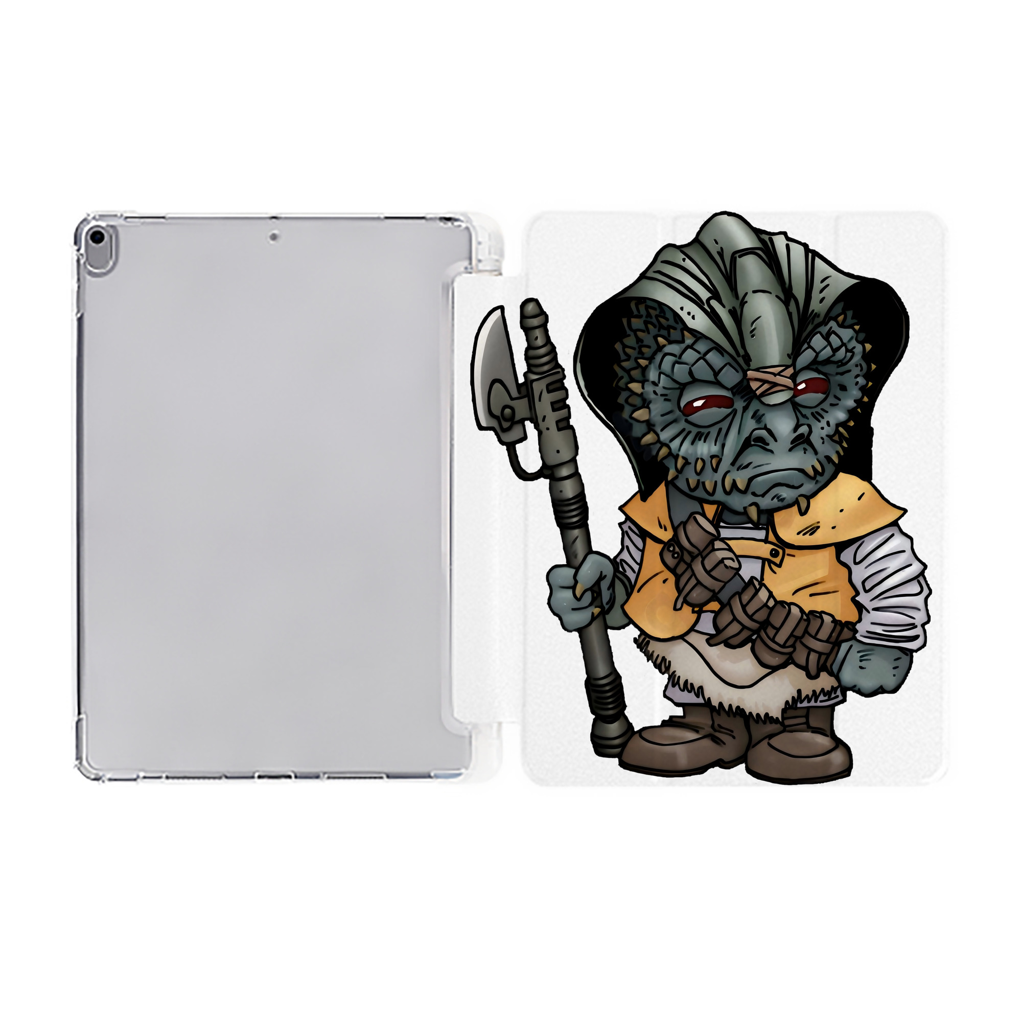 （画像用） スター・ウォーズ Star Wars IPad ケース ペン収納付き 三つ折りスタンド PUレザー×シリコン 対応機種9.5/10.5/10.9インチ